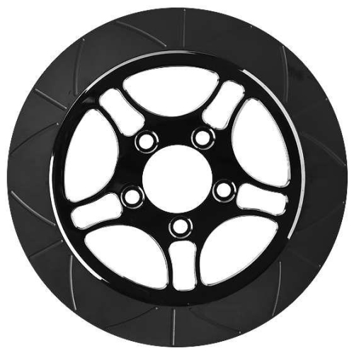 Lyndall Racing Brakes - Lyndall Racing Brakes Smooth Triang Racing Rotor - 11.8in. - Black - 815-0201
