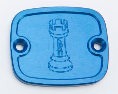 Rooke Customs - Rooke Customs Front Master Cylinder Cover - Blue - R-C122-T8