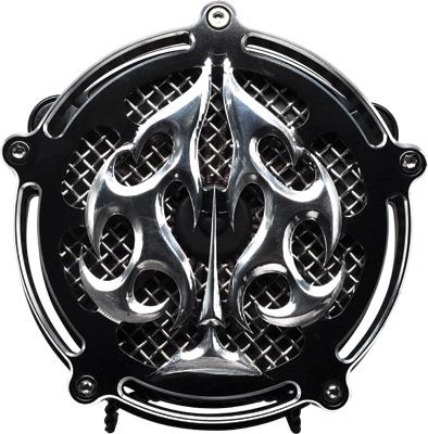 Precision Billet - Precision Billet Aces Wild Billet Air Cleaner - Black - ACE-210-BG2-BLK