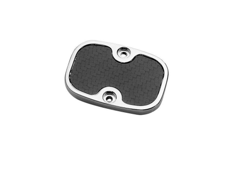 Precision Billet - Precision Billet Grand Prix Rear Master Cylinder Cover - Carbon Chrome - GPS-340-BG2-CHR