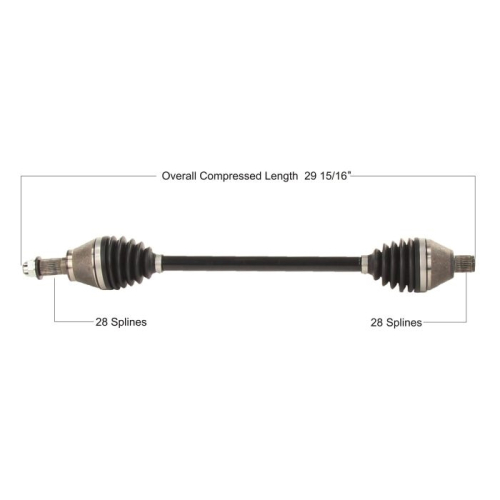 TYTANEUM - TYTANEUM Heavy Duty CV Axle - POL-6087HD