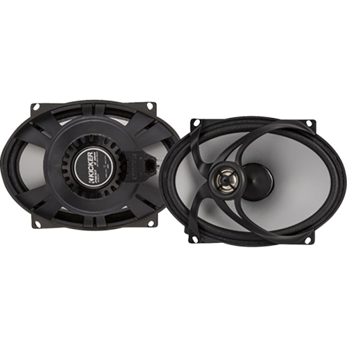 KICKER - KICKER PS Coaxial Saddlebag Lid Speakers - 5x7in. - 2 ohm - 48PSC572