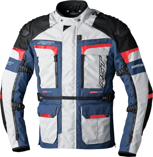 RST - RST Pro Series Adventure-X CE Jacket - 102409BLU2-42 - Silver/Blue/Red - Medium