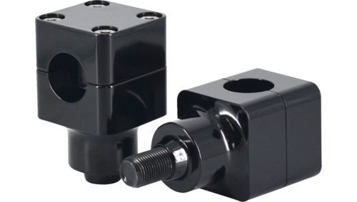 Wild 1 - Wild 1 Chubby Billet 2in. Springer Riser - Gloss Black - WO533GB