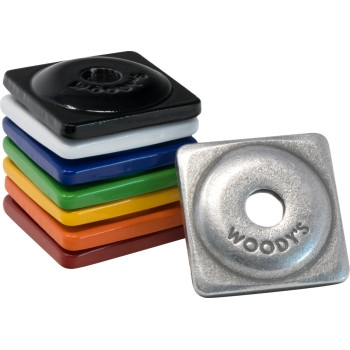 Woodys - Woodys Square Digger Aluminum Support Plates - 5/16in. - Pink (48pk.) - ASW2-3820-48