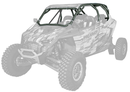 Pro Armor - Pro Armor Pro R Cage with Intrusion Bars - Stealth Gray - P2112C055SG