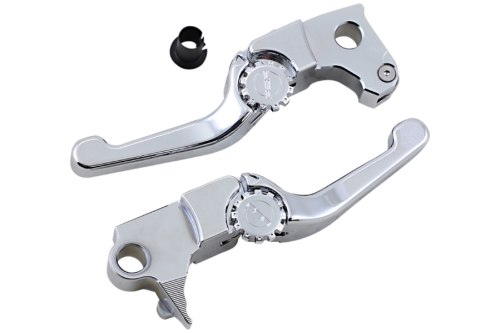 Powerstands Racing - Powerstands Racing Anthem Shorty Lever Set - Chrome - 12-01657-20