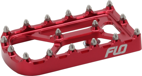 Flo Motorsports - Flo Motorsports Universal Touring Brake Pedal Pad - Red - HDBP-TIP R
