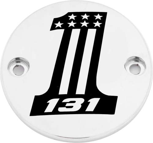 Custom Engraving LTD - Custom Engraving LTD Displacement Points Cover for 131 - Chrome - 131-14-63