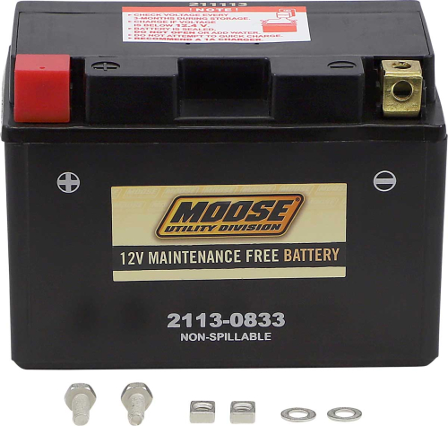Moose Utility - Moose Utility Factory-Activated AGM Maintenance-Free Battery - YTZ14S - 2113-0833