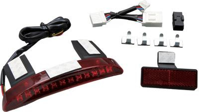 West-Eagle Motorcycle Products - West-Eagle Motorcycle Products LED Chopped Fender Tail Light - Red Lens - H5172-RD