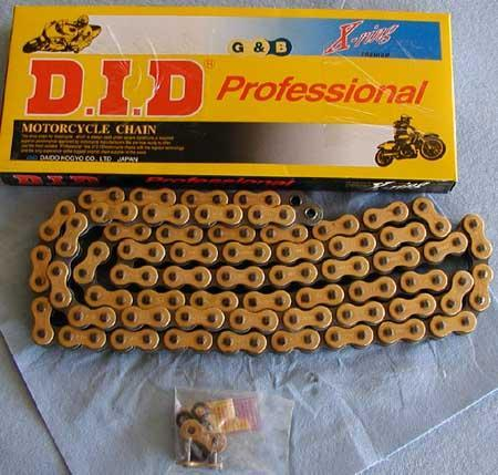 D.I.D - D.I.D 520 DZ2 Racing Chain - 120 links - Gold - 520DZ 2 -120 LINK