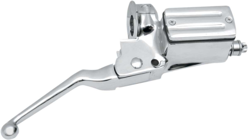 Drag Specialties - Drag Specialties 5/8in. Single-Disc Master Cylinder with Lever and Clamp Half - Chrome - 07-0542-1NU
