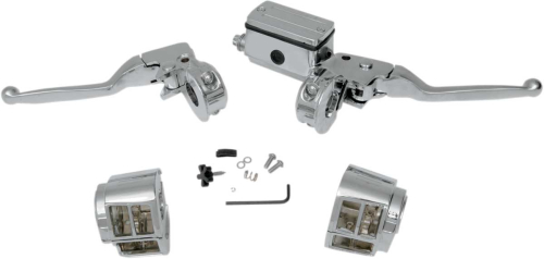 Drag Specialties - Drag Specialties Handlebar Control Kit Without Switches - 07-542NU