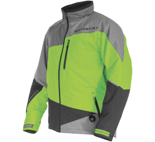 Motorfist - Motorfist Redline Jacket - MF19A-J58-GSG-L - Green/Gray - Large