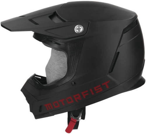 Motorfist - Motorfist Defender Helmet - MF20A-A94-RED-L - Black/Red - Large