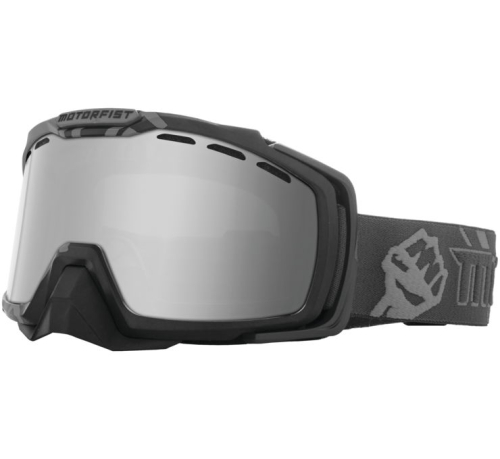 Motorfist - Motorfist Octane 110 Goggles - MF19A-M18-STA - Gray / Silver Mirror Lens - OSFM