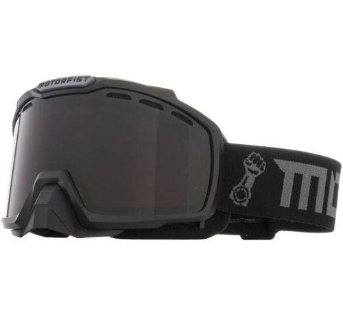 Motorfist - Motorfist Octane 91 Goggles - MF19A-M19-SBR - Gray / Brown Lens - OSFM