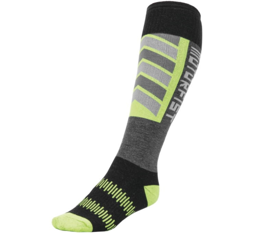 Motorfist - Motorfist Tundra Socks - MF19A-M35 - Gray/Hi-Vis - OSFM