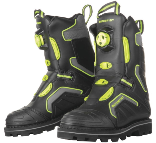 Motorfist - Motorfist Stomper BOA Boots - MF19A-M34-F100 - Black/Hi-Vis - 10