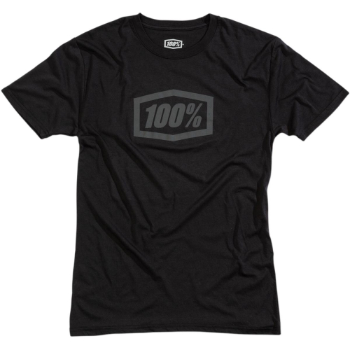 100% - 100% Essential Tech T-Shirt - 35004-057-10 - Black/Gray - Small