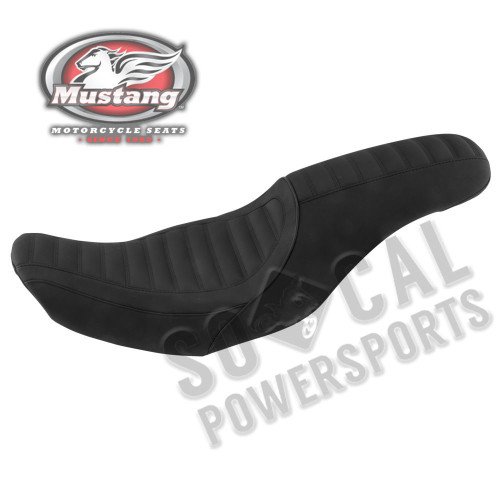 Revere - Revere Journey 2-Up Stripe Seat by Mustang - Black - 74114