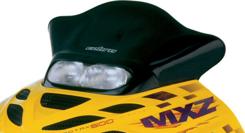 Powermadd - Powermadd Cobra Windshield - Low - 13.25in. - Black - 13223