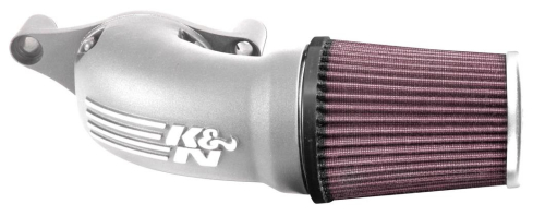 K&N Engineering - K&N Engineering Aircharger Intake System - Silver Cast with Fins - 63-1139S