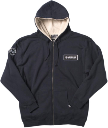 Factory Effex - Factory Effex Yamaha Hooded Sherpa Sweatshirt - 2088232 - Navy - Medium