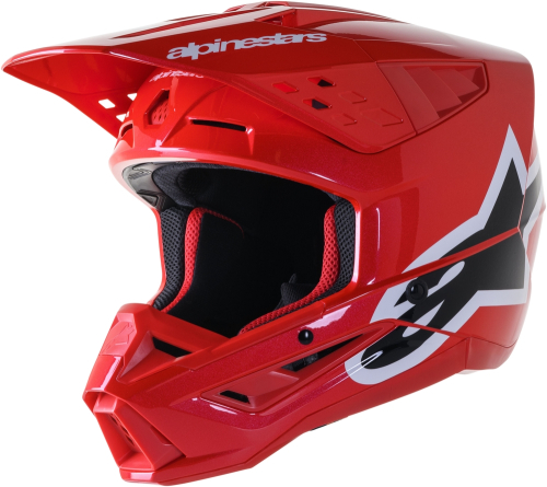 Alpinestars - Alpinestars S-M5 Corp Helmet - 8306423-3010-XXL - Bright Red Glossy - 2XL