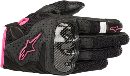 Alpinestars - Alpinestars Stella SMX-1 V2 Air Womens Gloves - 3590518-1039-M - Black/Fuchsia - Medium