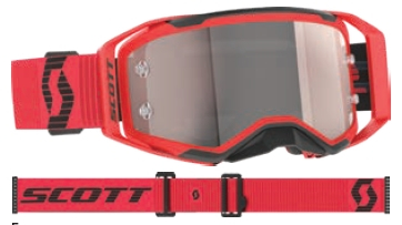 Scott USA - Scott USA Prospect 2.0 Goggles - 421471-1018269 - Red/Black/Silver Chrome Works Lens - OSFM