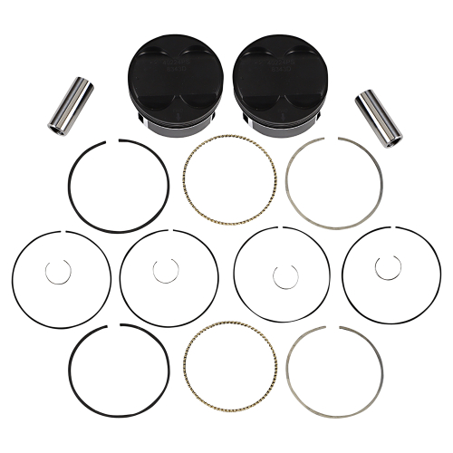 Wiseco - Wiseco K Black Edition Piston Kit (117in., Negative -3.5cc ) - 3.937in. Bore, 11:1 Compression - K2800