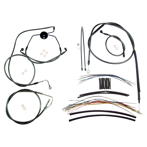 Magnum - Magnum Black Pearl Handlebar Installation Kit for 15-17in. Ape - 487312