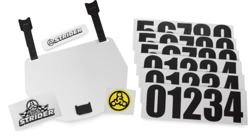 Strider - Strider Number Number Plate Kit - PPLATE-12