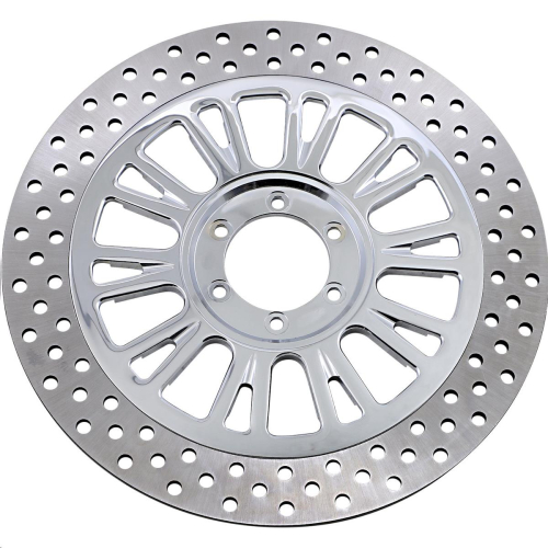 Hawg Halters Inc - Hawg Halters Inc 13in. Cog Drive Front Rotor - Chrome - ROTLFTCOBC13VC