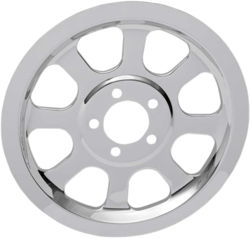 Drag Specialties - Drag Specialties Chrome Outer Rear Pulley Insert - 302218