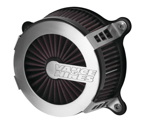 Vance & Hines - Vance & Hines V02 Cage Fighter Air Intake - Brushed Aluminum - 70069