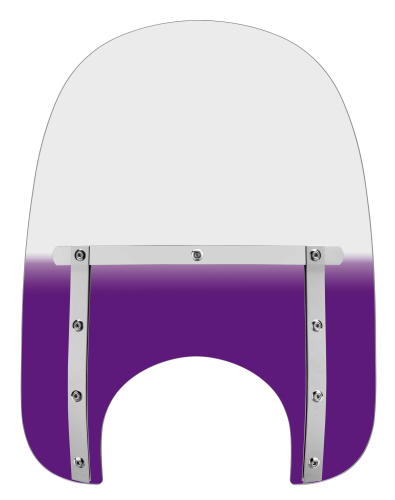 Memphis Shades - Memphis Shades Memphis Slim Windshield (9in. Cutout) - 17in. - Gradient Purple - MEM4224