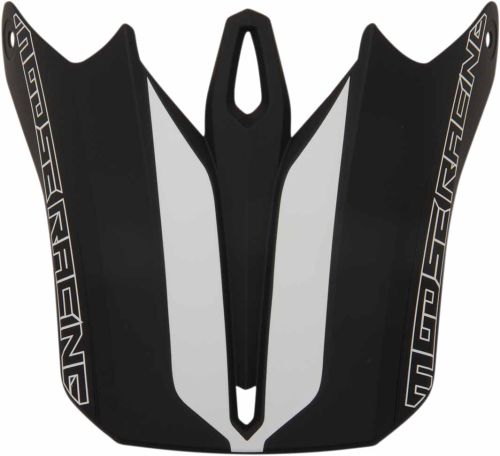 Moose Racing - Moose Racing Visor for F.I. Helmets - Black/White - 0132-1259