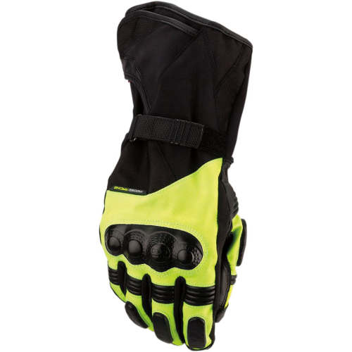 Moose Racing - Moose Racing ADV1 Short Gloves - 3330-5549 - Black/Hi-Vis - 2XL