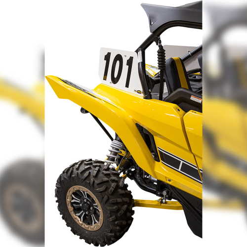 Maier Mfg - Maier Mfg Rear Number Plate - White - 190421