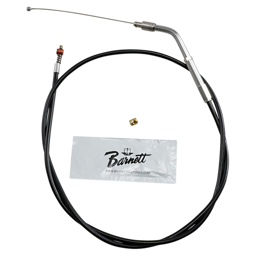 Barnett - Barnett Black Vinyl Idle Cable (+6in.) - 101-30-40006-06