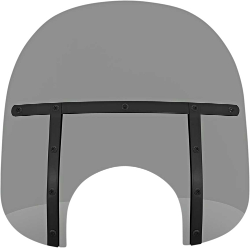 Memphis Shades - Memphis Shades Memphis Fats Windshield (9in. Cutout) - 15in. - Night Shades Black Smoke - MEB35212