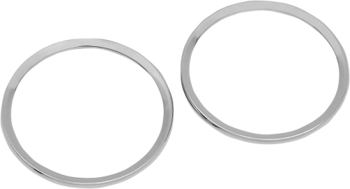 Drag Specialties - Drag Specialties Chrome Speaker Bezels - 2202-0063-SC-7