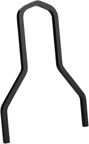 Drag Specialties - Drag Specialties Square Sissy Bar - Short - 11in. - Black - 1501-0531