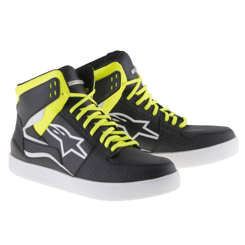 Alpinestars - Alpinestars Stadium Riding Shoes - 2519115153695 - Black/Fluorescent Yellow/Red - 9.5