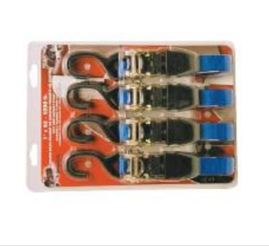 Erickson - Erickson Soft Grip Ratchet Strap - 1in x 10ft - 1200lb - Blue - 01415