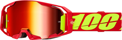 100% - 100% Armatic Goggles - 50060-00005 - Red/Red Mirror Lens - OSFM