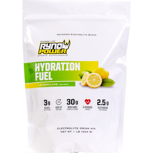Ryno Power - Ryno Power Hydration Fuel - Lemon Lime Flavor - 1lb. - 1LB-HYD-LL